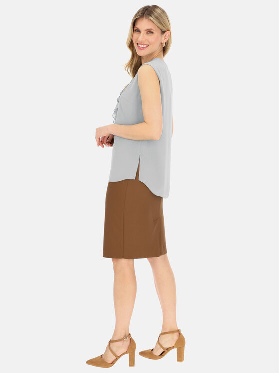 Potis & Verso Potis & Verso Bluzka Oaza Szary Regular Fit