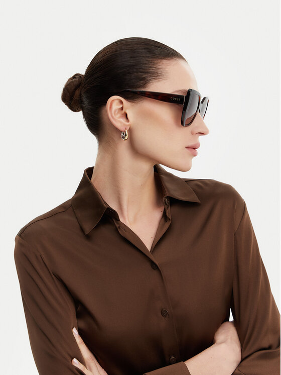 Guess Guess Okulary przeciwsłoneczne GU00154 Brązowy