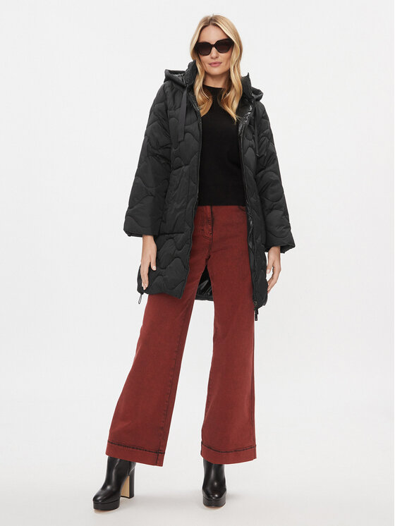 MAX&Co. MAX&Co. Μπουφάν μεταβατικό Chiudere 74940523 Μαύρο Regular Fit