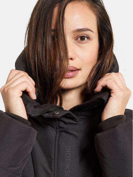 Didriksons Didriksons Hanorac Moira Wns Parka 504944 Negru Regular Fit