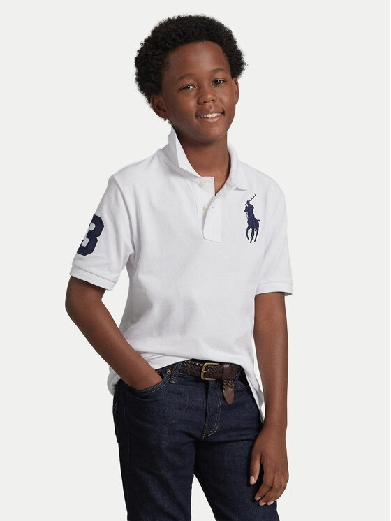 Polo Ralph Lauren Polo Ralph Lauren Polo marškinėliai 323670257006 Balta Regular Fit