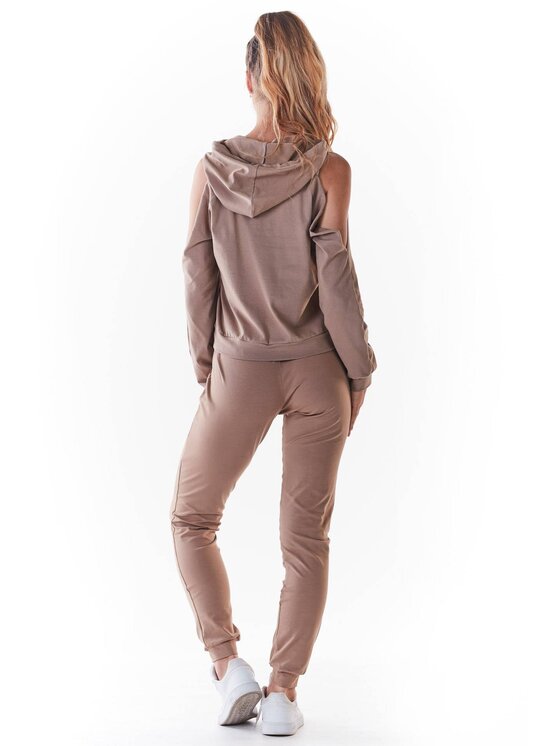 Infinite You Infinite You Bluza M239 Beżowy Basic Fit