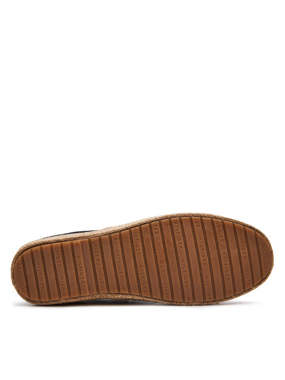 Tommy Hilfiger Tommy Hilfiger Espadrilky Hilfiger Espadrille Core Textile FM0FM04981 Čierna