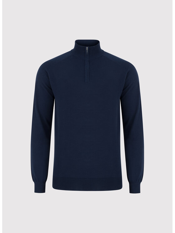 Pako Lorente Pako Lorente Sweter P26SF-2X-007 Granatowy Classic Fit