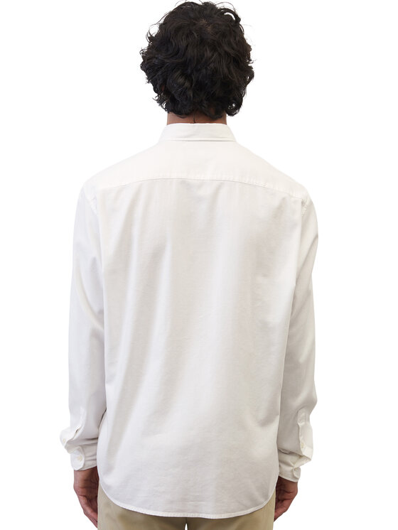 Marc O'Polo Marc O'Polo Camicia B21 7242 42414 Écru Regular Fit