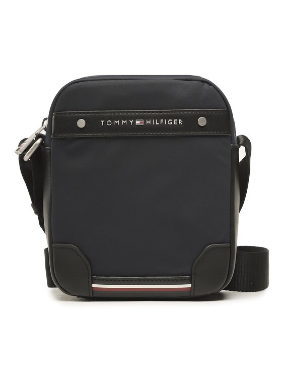 Tommy Hilfiger Tommy Hilfiger Umhängetasche Th Central Repreve Mini Reporter AM0AM11303 Dunkelblau