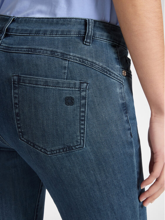 Elena Mirò Elena Mirò Jeansy P526P000408N034 Niebieski Flare Fit
