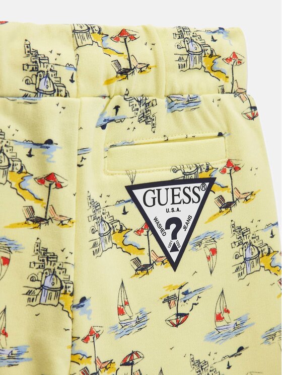 Guess Kids Guess Kids Spodnie materiałowe 181721 Kolorowy Regular Fit