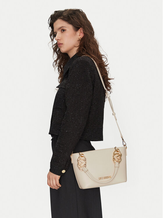 LOVE MOSCHINO LOVE MOSCHINO Torbica JC4052PP1MLF0110 Écru