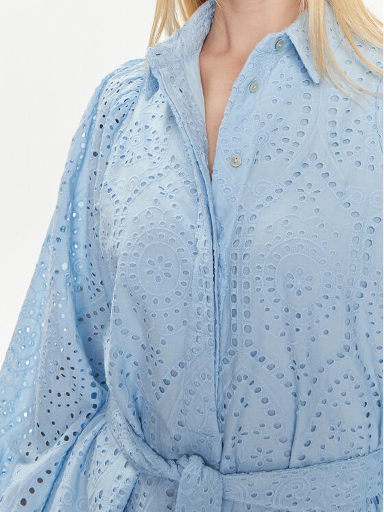 YAS YAS Sukienka letnia Holi 26030709 Błękitny Loose Fit