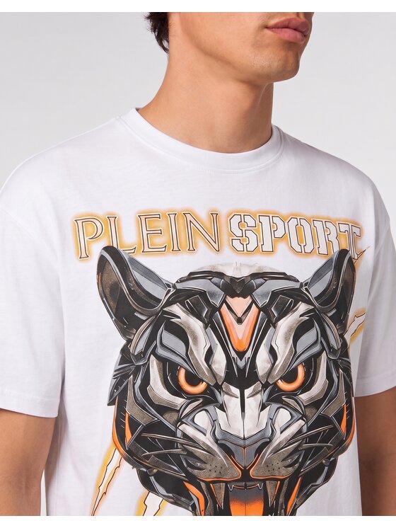 Plein Sport Plein Sport T-Shirt 31529 Bílá Regular Fit