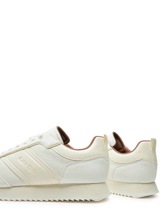 Calvin Klein Calvin Klein Sneakersy Low Top Lace Up Logo Lth HM0HM01654 Biały