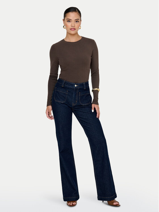 ONLY ONLY Bluse Riley 15323159 Braun Slim Fit
