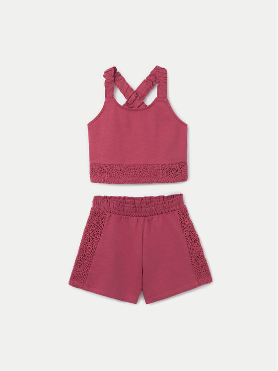 Mayoral Mayoral Set Top und Shorts 6275 Rosa Regular Fit