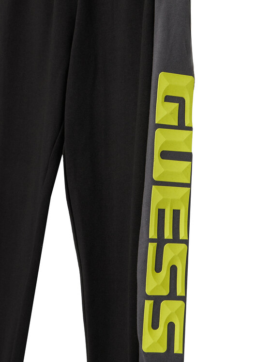 Guess Guess Spodnie dresowe L6RB01 KA6R4 Czarny Regular Fit