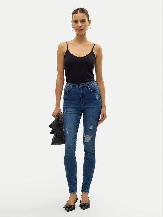 Vero Moda Vero Moda Топ My Soft 10152911 Чорний Regular Fit