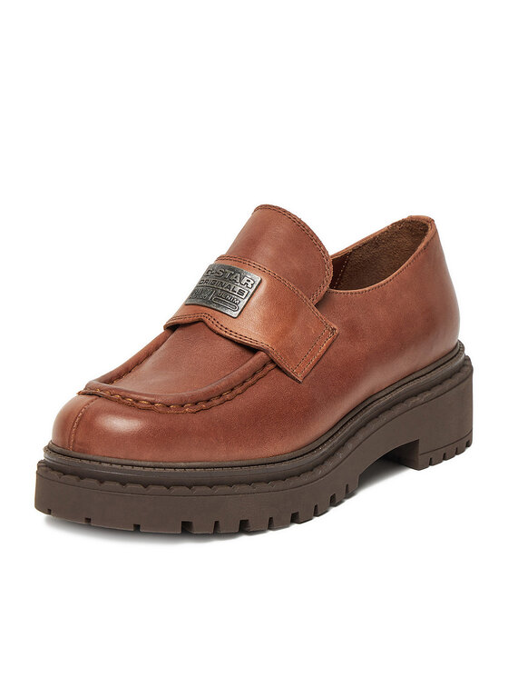 G-Star Raw G-Star Raw Loafers EO-DOLUNAY-25FW05 Hnedá