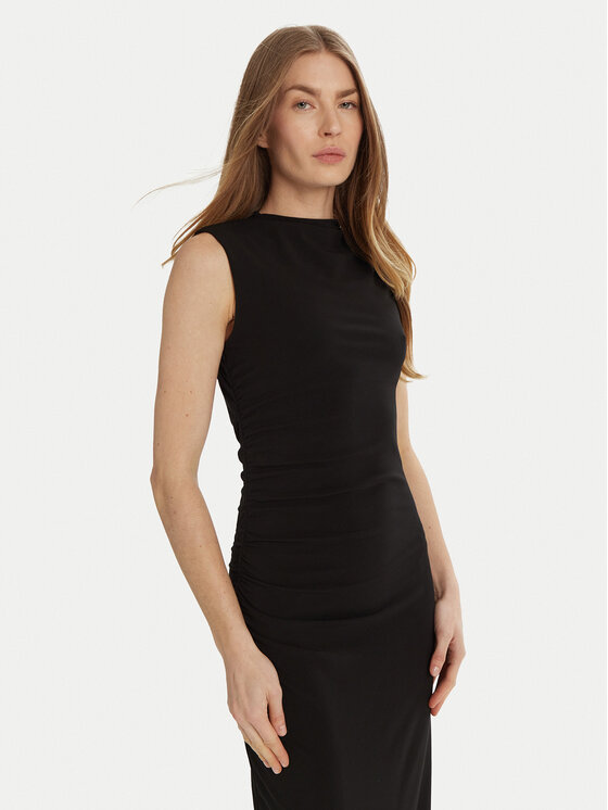 Marella Marella Haljina za svaki dan Nef 2513621061 Crna Slim Fit