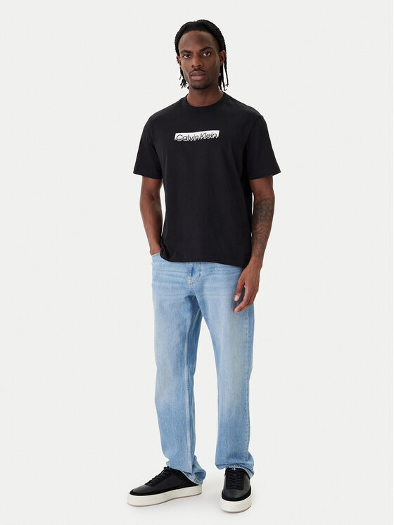 Calvin Klein Calvin Klein Tricou LV04LF812G Negru Slim Fit