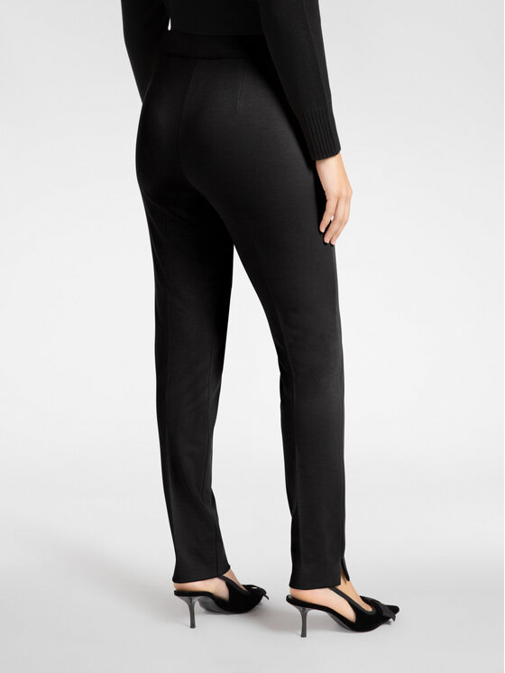 Elena Mirò Elena Mirò Pantaloni di tessuto P802P000357N033 Nero Slim Fit
