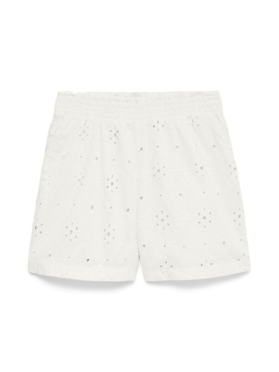 Vero Moda Vero Moda Szorty materiałowe Eliza 10346709 Biały Regular Fit