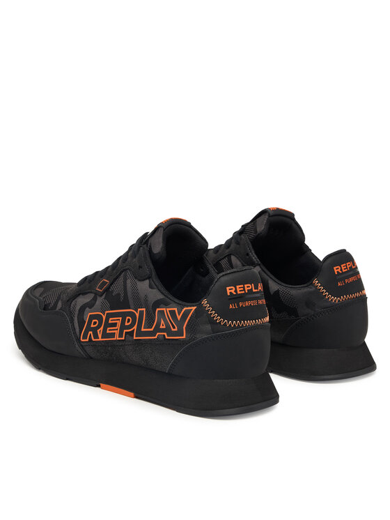REPLAY REPLAY Sneakersy GMS68 .000.C0114S Czarny