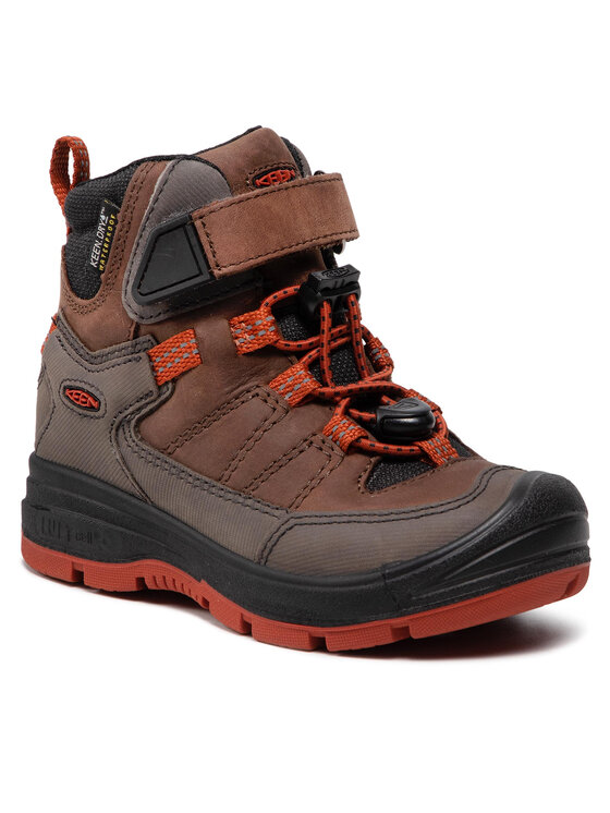 Keen Keen Trekking čevlji Redwood Mid Wp 1023884 Rjava