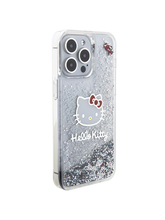 Hello Kitty Hello Kitty Etui na telefon iPhone 15 Pro Max Srebrny