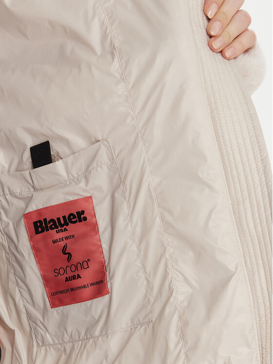 Blauer Blauer Γούνα 25WBLDC02178 Εκρού Regular Fit