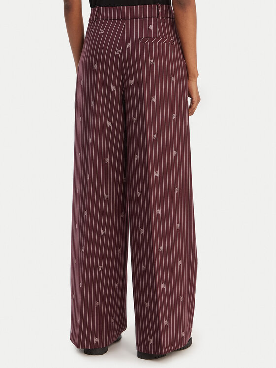 HUGO HUGO Spodnie materiałowe Haviri 50554419 Bordowy Relaxed Fit