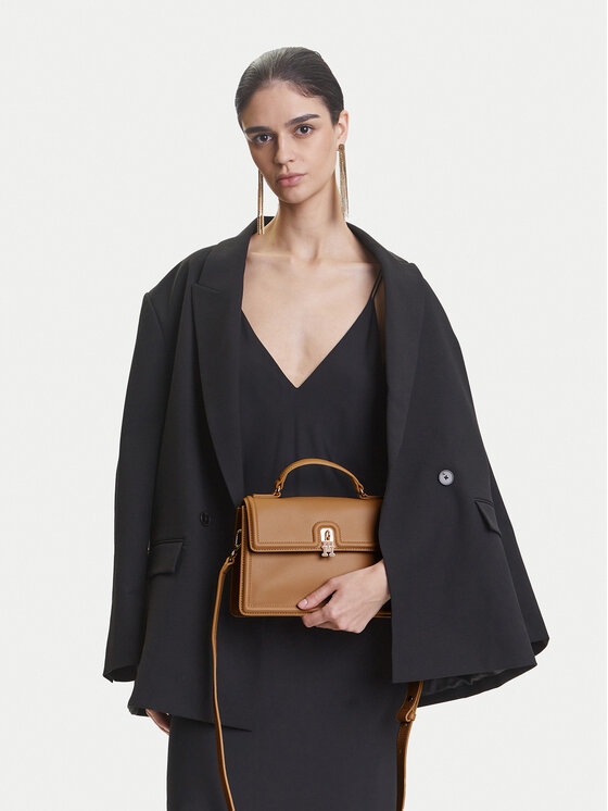 Tommy Hilfiger Tommy Hilfiger Torebka Th Eternity Mini Satchel AW0AW17176 Beżowy