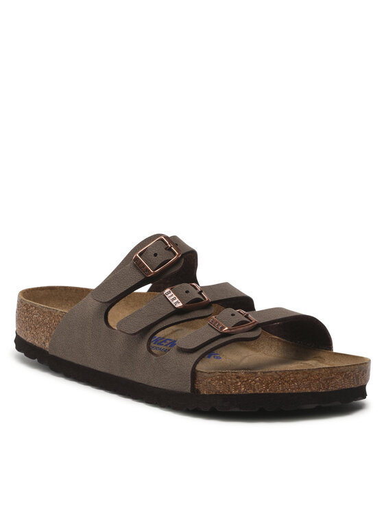 Birkenstock Birkenstock Klapki Florida 0053881 Brązowy