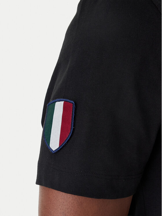 Aeronautica Militare Aeronautica Militare Tričko 261TS2544UJ00592 Čierna Regular Fit