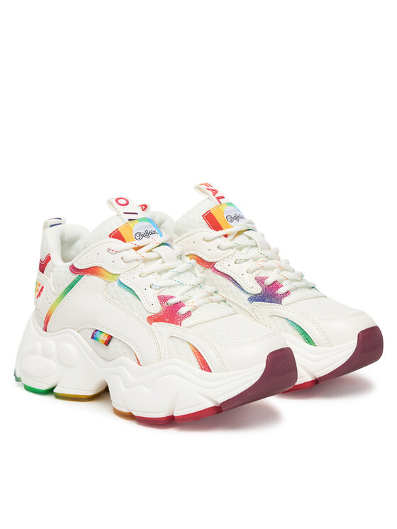 Buffalo Buffalo Sneakersy 1636671 Bílá