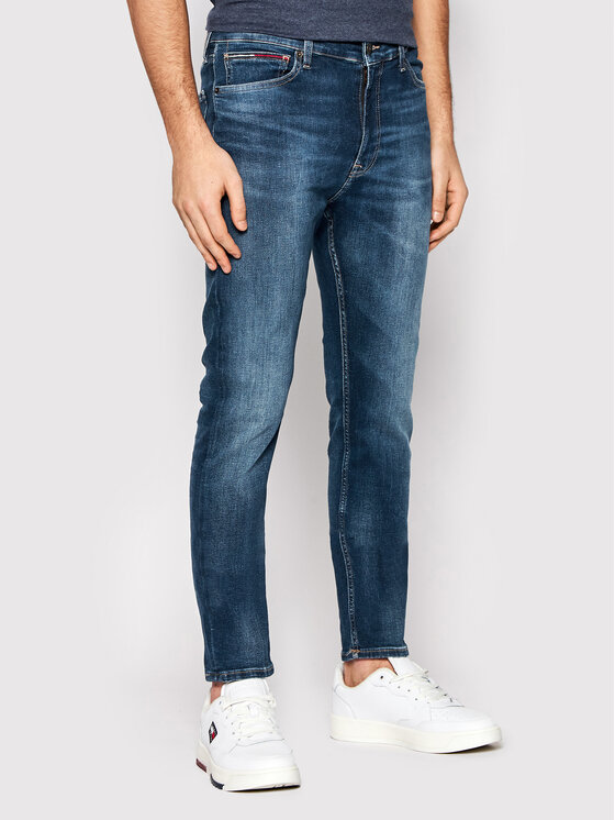 Tommy Jeans Τζιν Simon DM0DM11956 Σκούρο μπλε Skinny Fit