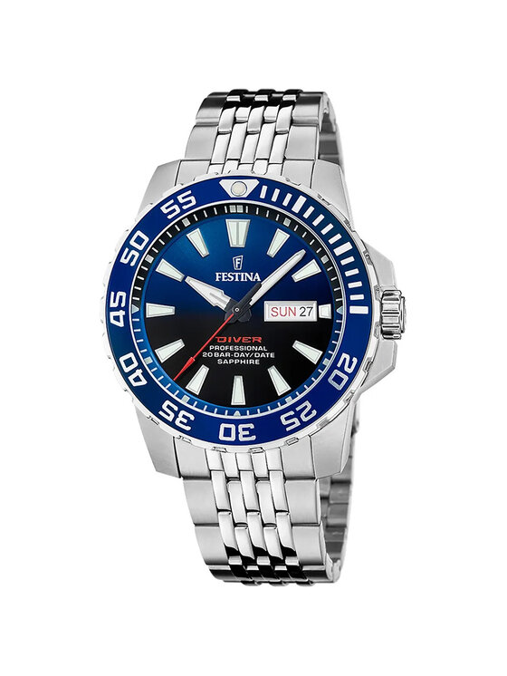 Festina Festina Zegarek F20661-1 Srebrny