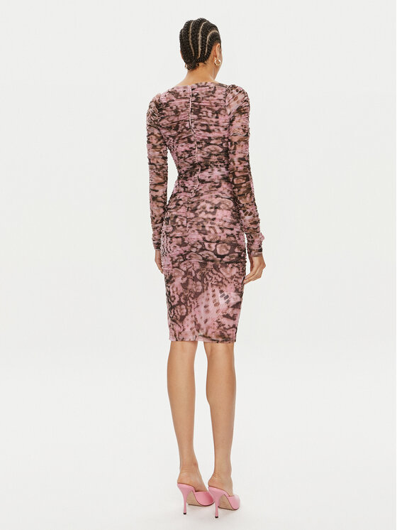PINKO Pinko Sukienka codzienna Anfitrione 103300 A1Q2 Kolorowy Slim Fit