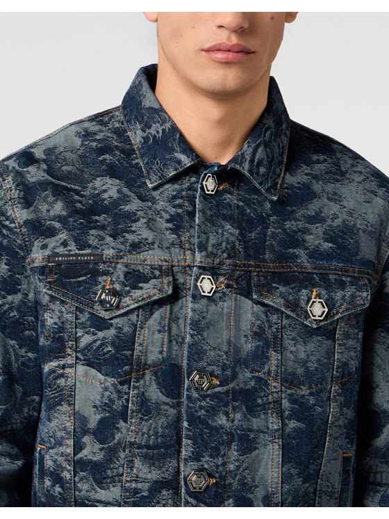 PHILIPP PLEIN PHILIPP PLEIN Kurtka jeansowa 30569 Regular Fit
