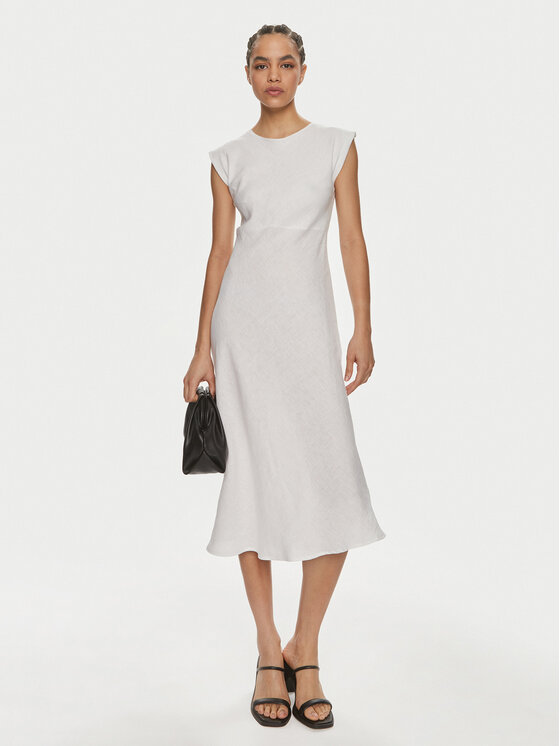 Marella Marella Rochie de vară Hidalgo 2413221192 Alb Regular Fit