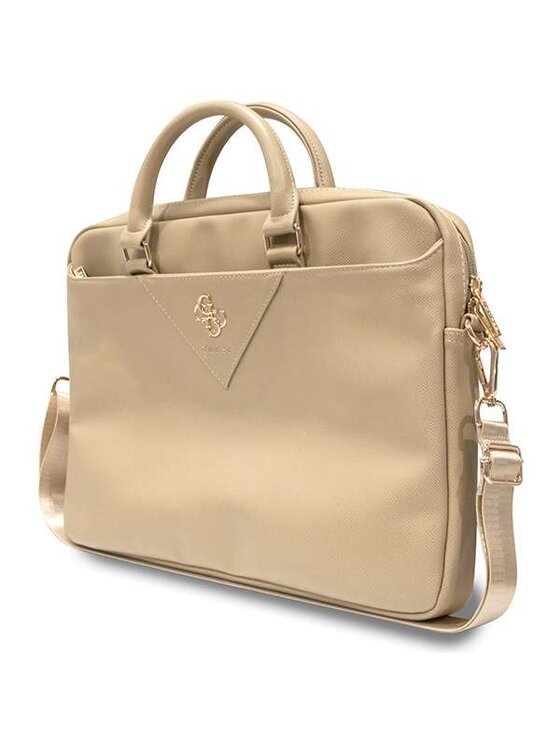 Guess Guess Torba na laptopa Uniwersalne Złoty