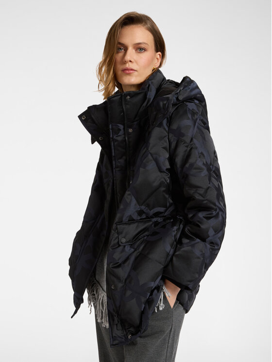 Elena Mirò Elena Mirò Giubbotto piumino F897P200163N001 Nero Over Fit