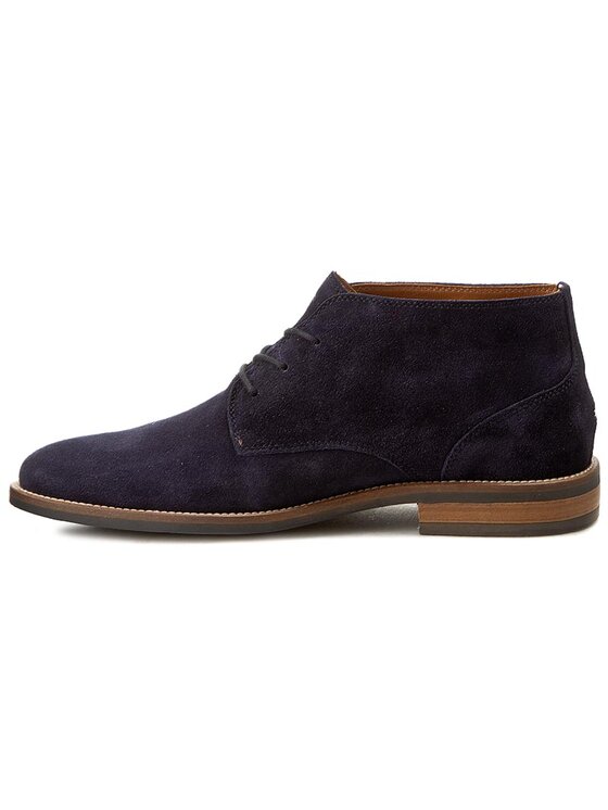 Tommy Hilfiger Kotn kov obuv Daytona 2B FM0FM00252 Tmavomodr