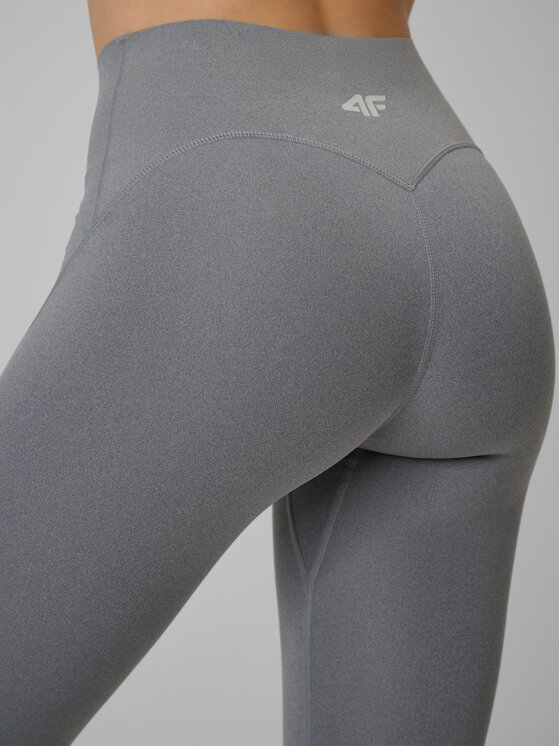 4F 4F Legginsy BASIC+ Szary Slim Fit