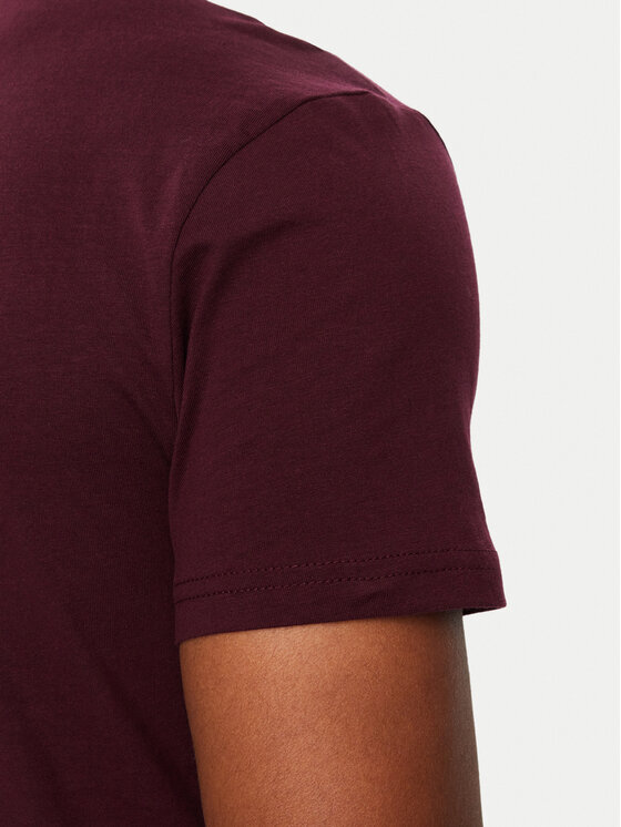 Tommy Jeans Tommy Jeans T-Shirt Linear Logo DM0DM20744 Fioletowy Regular Fit