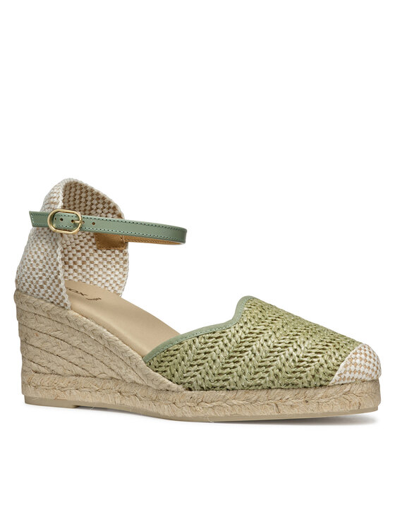 Geox Geox Espadrilės Gelsa Low D55NGE 02MLM C3002 Žalia