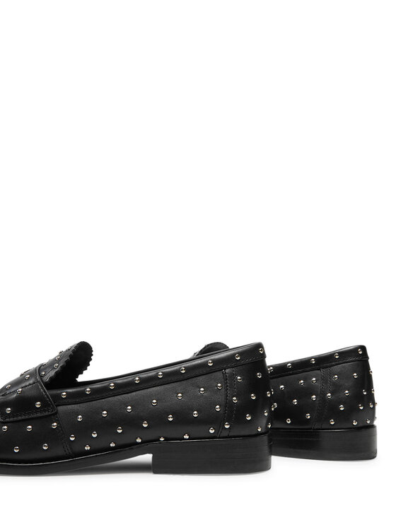 Tory Burch Tory Burch Мокасини Studded Classic Loafer 159881 Черен