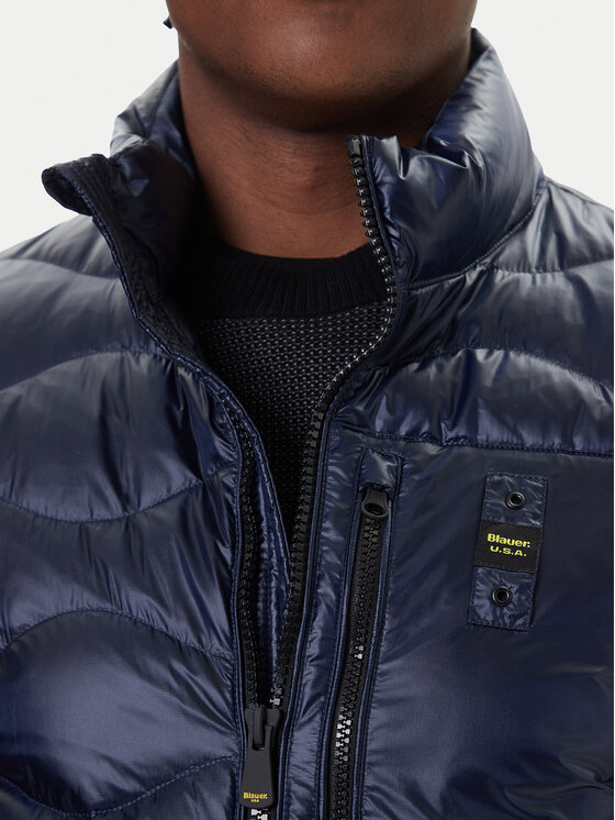 Blauer Blauer Vatovaná bunda 25WBLUC03075 Tmavomodrá Regular Fit