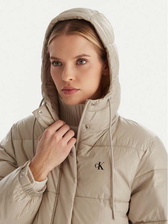 Calvin Klein Jeans Calvin Klein Jeans Giubbotto invernale LV047D506G Beige Relaxed Fit