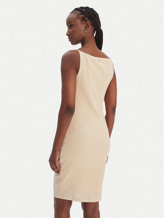 Guess Guess Coctailkleid W6GKA1 K3488 Beige Slim Fit