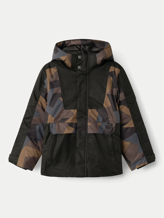 NAME IT NAME IT Скиорско яке 13228952 Кафяв Regular Fit